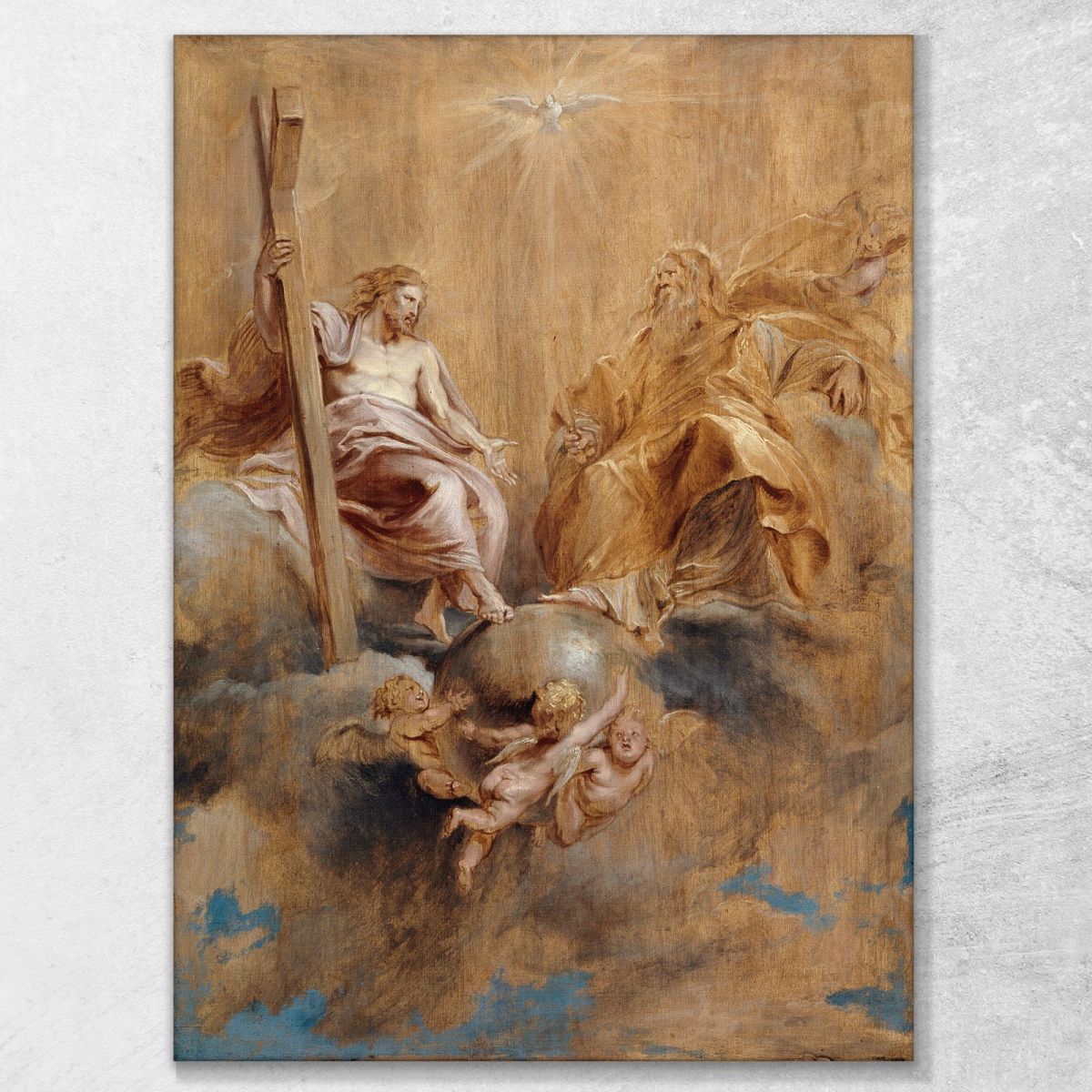 The Holy Trinity Peter Paul Rubens ppr255 canvas print 