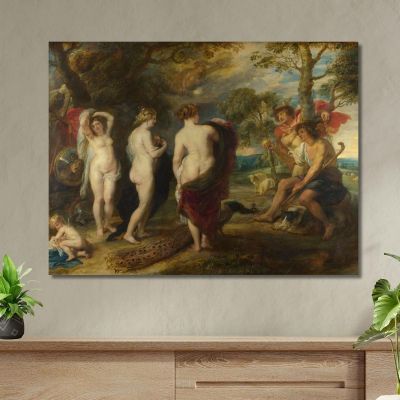 The Judgement Of Paris Peter Paul Rubens ppr258 canvas print 