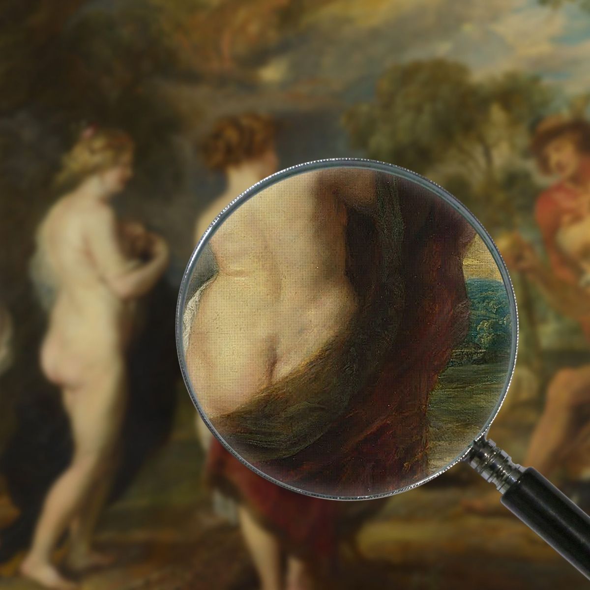 The Judgement Of Paris Peter Paul Rubens ppr258 canvas print