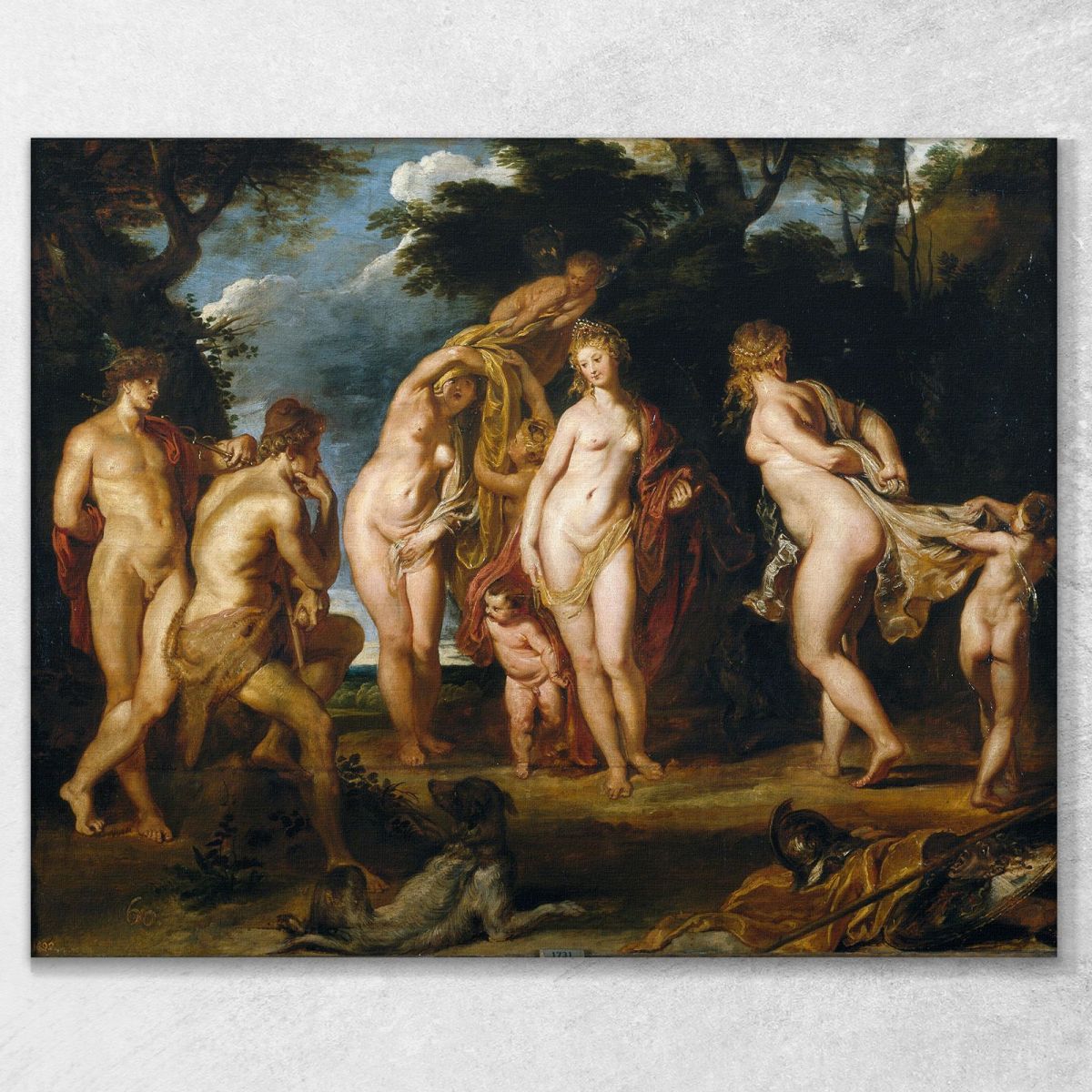 The Judgment Of Paris Peter Paul Rubens ppr260 canvas print 