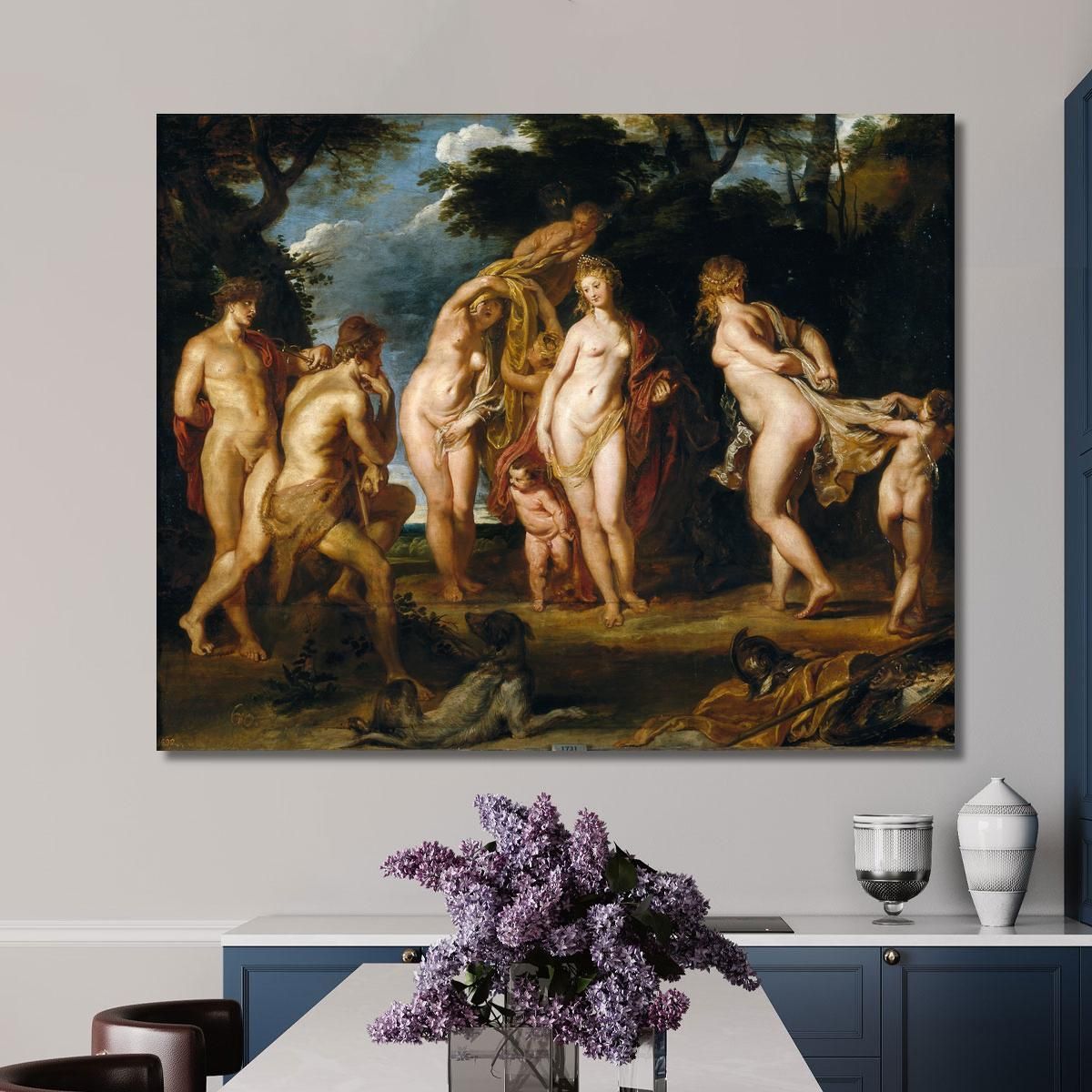The Judgment Of Paris Peter Paul Rubens ppr260 canvas print 