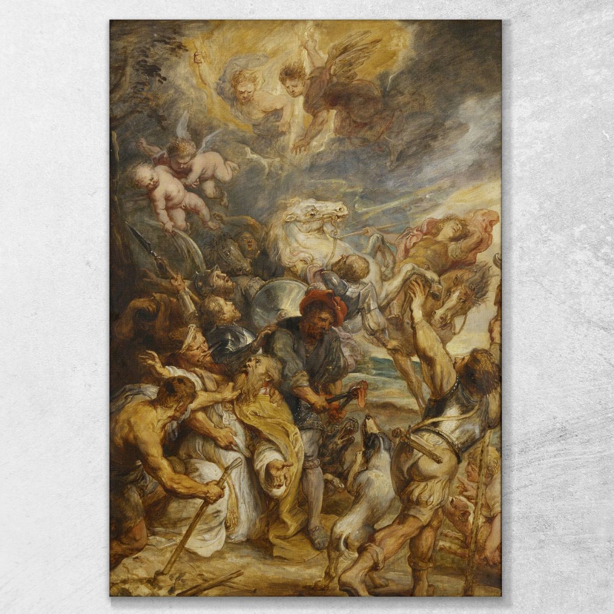 The Martyrdom Of Saint Livinus Peter Paul Rubens ppr264 canvas print 