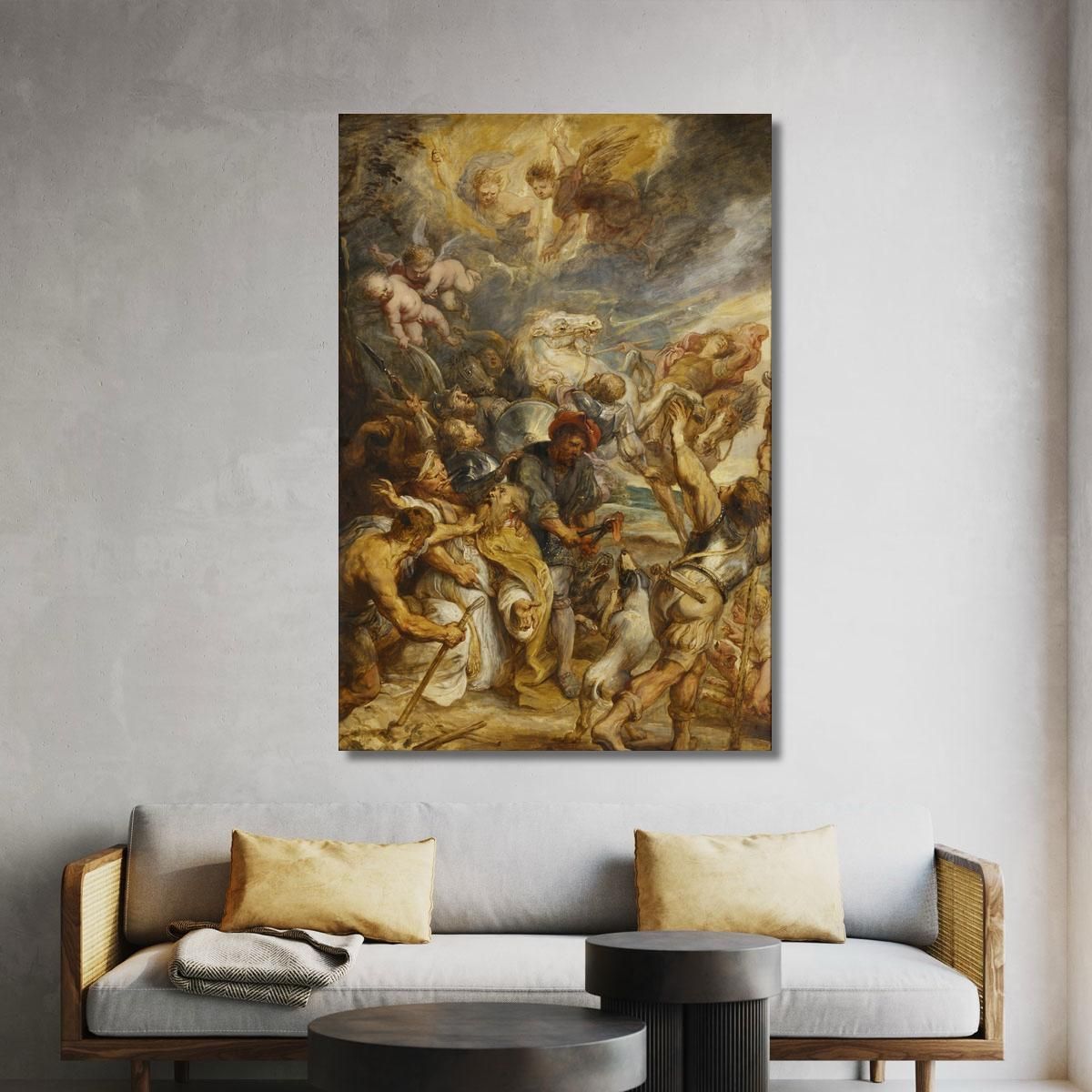 The Martyrdom Of Saint Livinus Peter Paul Rubens ppr264 canvas print 