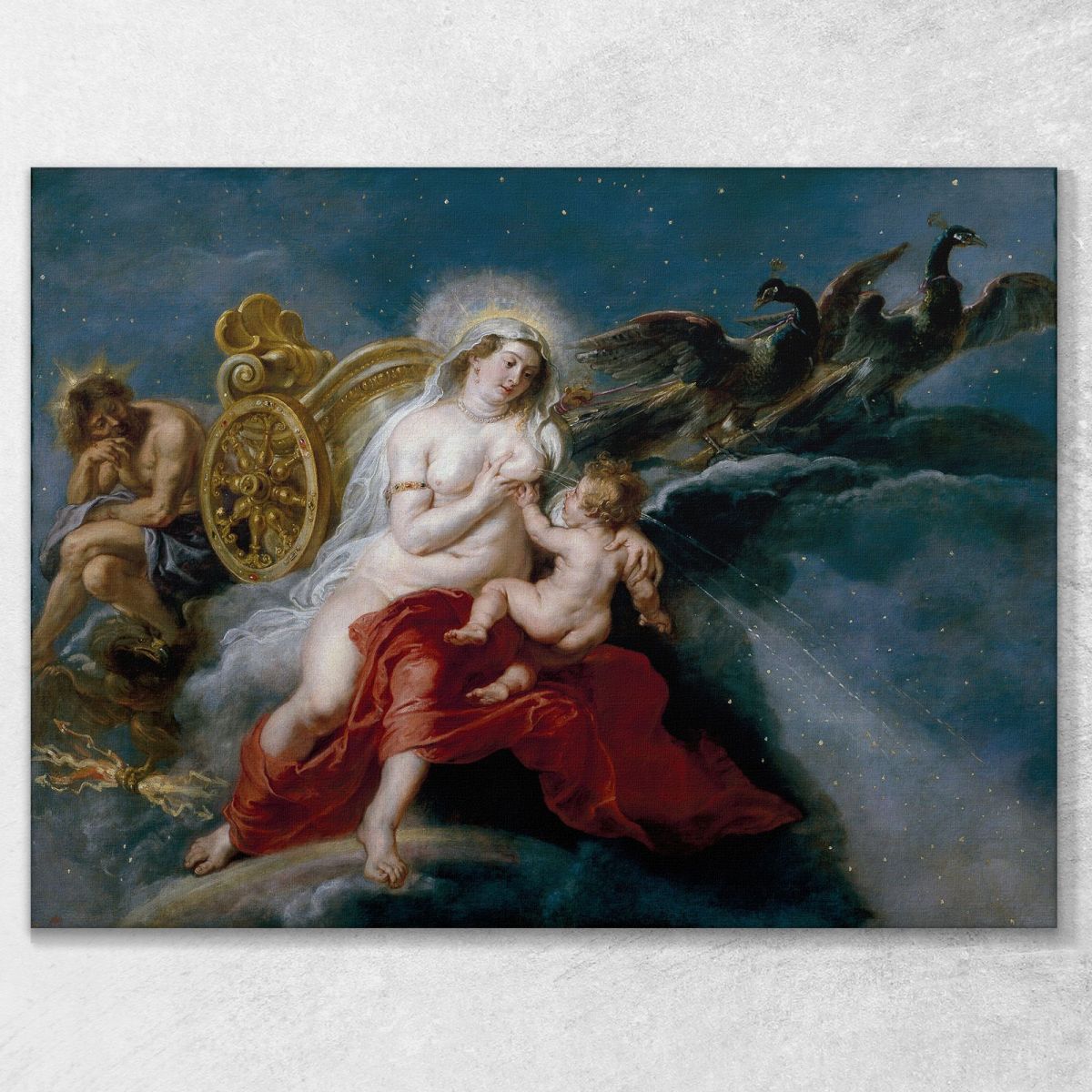 The Origin Of The Milky Way Peter Paul Rubens ppr272 canvas print 