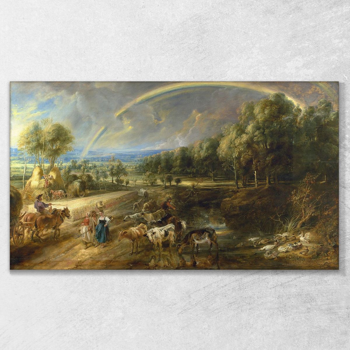 The Rainbow Landscape Peter Paul Rubens ppr275 canvas print 