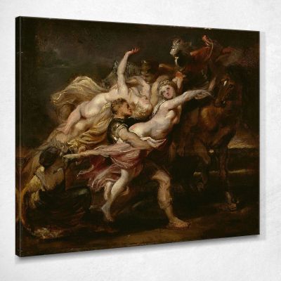 The Rape Of The Daughters Of Levkippos Peter Paul Rubens ppr277 canvas print 