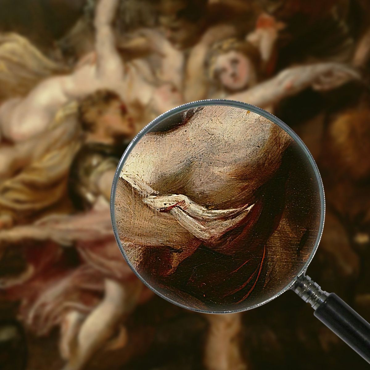 The Rape Of The Daughters Of Levkippos Peter Paul Rubens ppr277 canvas print