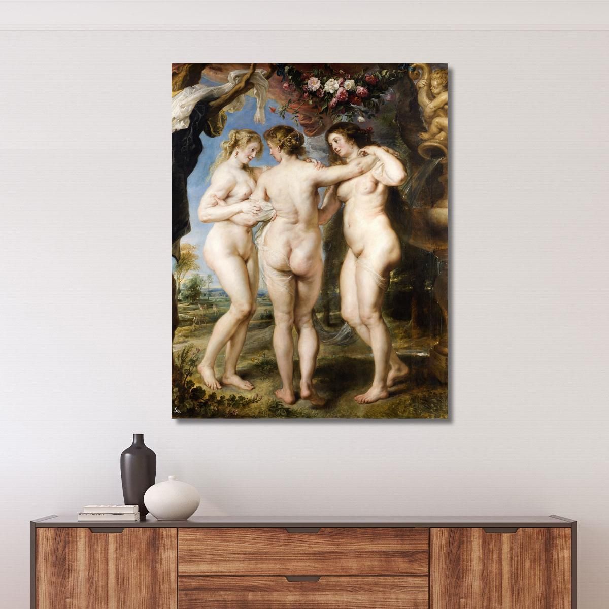 The Three Graces Peter Paul Rubens ppr284 canvas print 