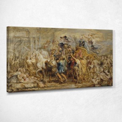 The Triumph Of Henry Iv Peter Paul Rubens ppr286 canvas print 