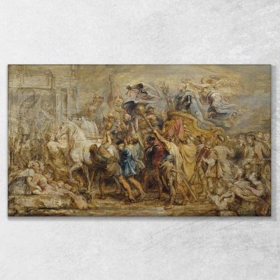 The Triumph Of Henry Iv Peter Paul Rubens ppr286 canvas print 