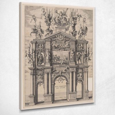 The Triumphal Arch Of Ferdinand Peter Paul Rubens ppr287 canvas print 