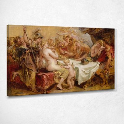 The Wedding Of Peleus And Thetis Peter Paul Rubens ppr293 canvas print 