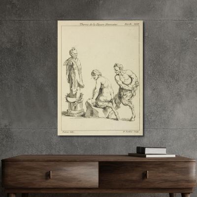 Two Satyrs And The Head Of A Satyr Peter Paul Rubens ppr312 canvas print 