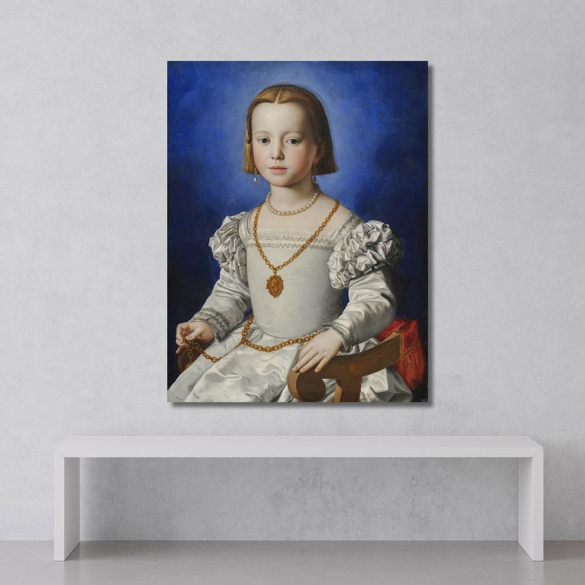 Bia By Cosimo De Medici Agnolo Bronzino abz2 canvas print 