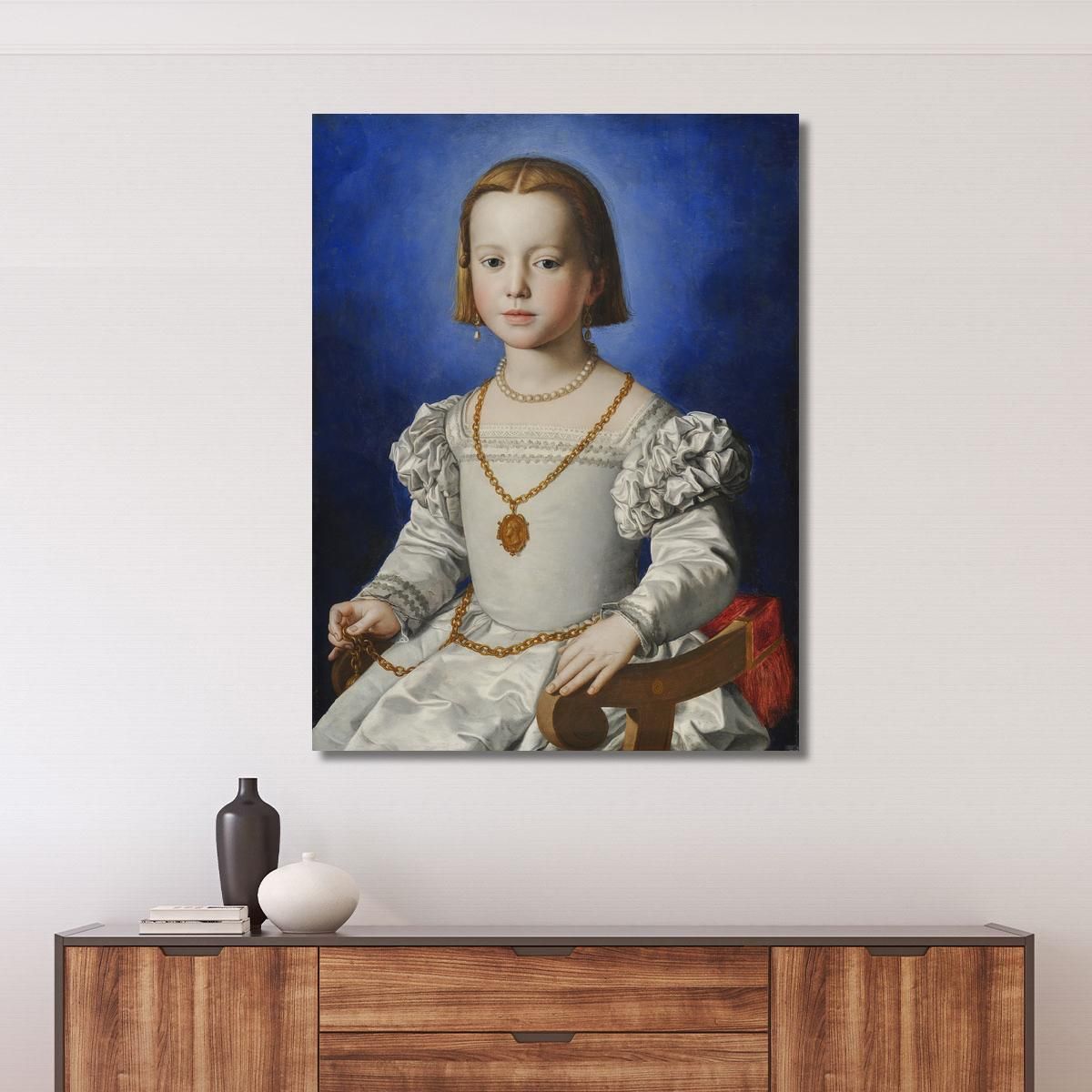 Bia By Cosimo De Medici Agnolo Bronzino abz2 canvas print 