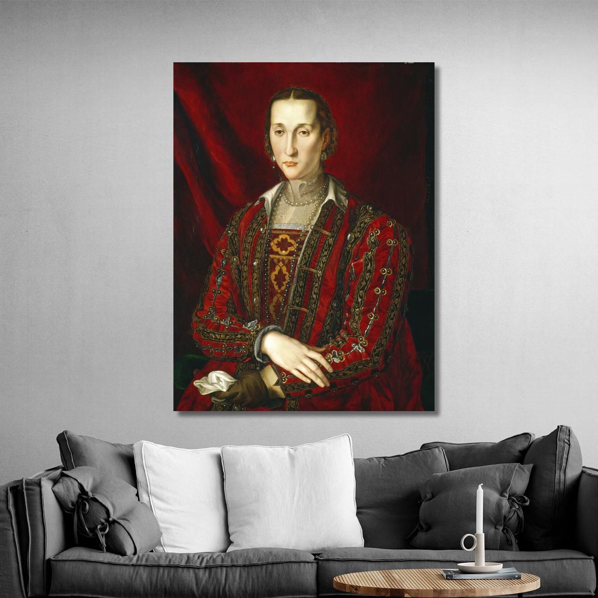 Eleanor Of Toledo Agnolo Bronzino abz5 canvas print 