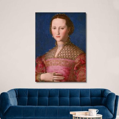 Eleonora Of Toledo Agnolo Bronzino abz6 canvas print 