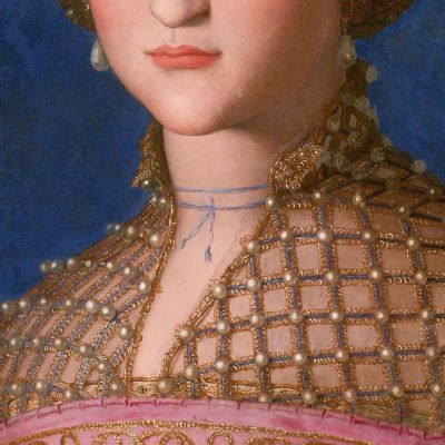 Eleonora Of Toledo Agnolo Bronzino abz6 canvas print