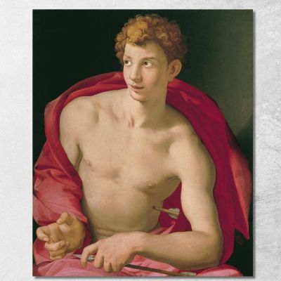 Saint Sebastian Agnolo Bronzino abz17 canvas print 