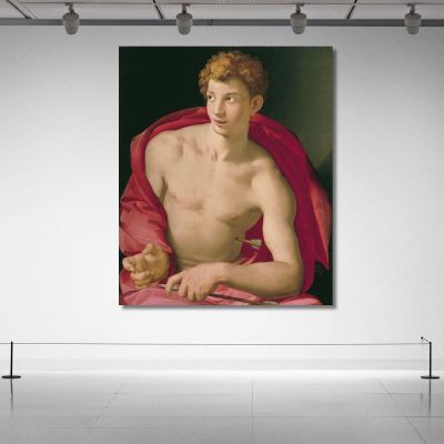 Saint Sebastian Agnolo Bronzino abz17 canvas print 