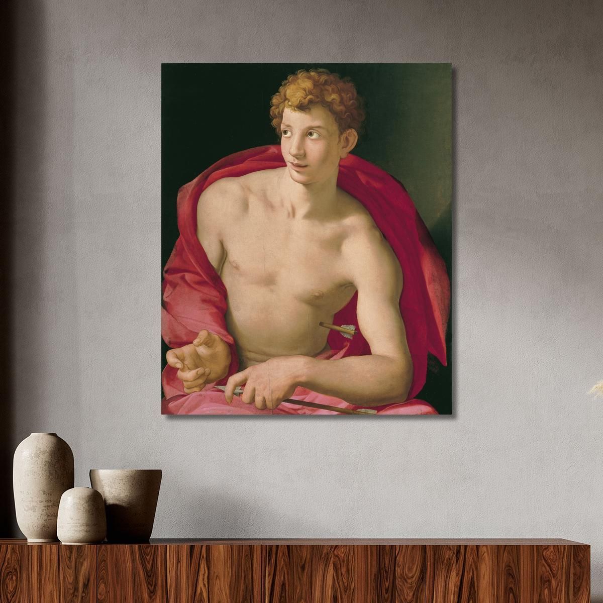 Saint Sebastian Agnolo Bronzino abz17 canvas print 