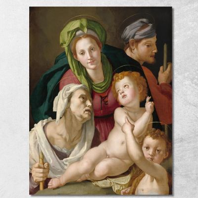 The Holy Family Agnolo Bronzino abz20 canvas print 