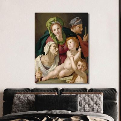 The Holy Family Agnolo Bronzino abz20 canvas print 