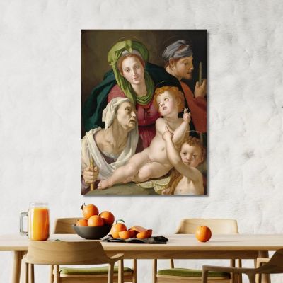 The Holy Family Agnolo Bronzino abz20 canvas print 