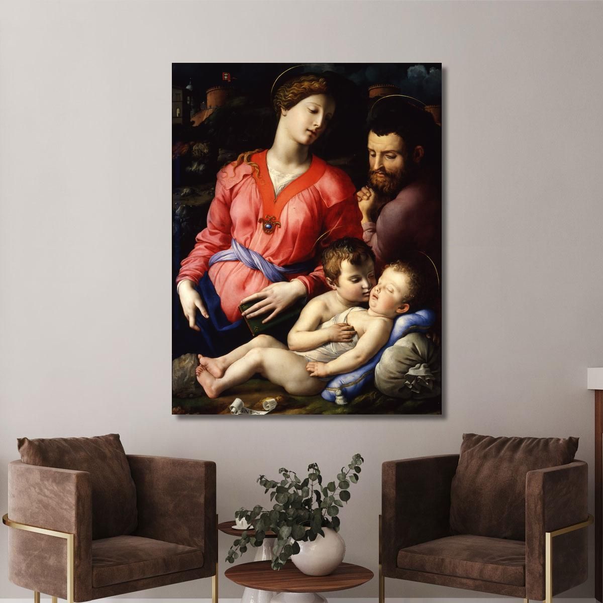 The Panciatichi Holy Family Agnolo Bronzino abz21 canvas print 