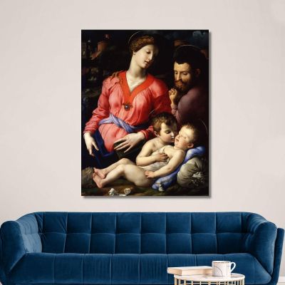 The Panciatichi Holy Family Agnolo Bronzino abz21 canvas print 