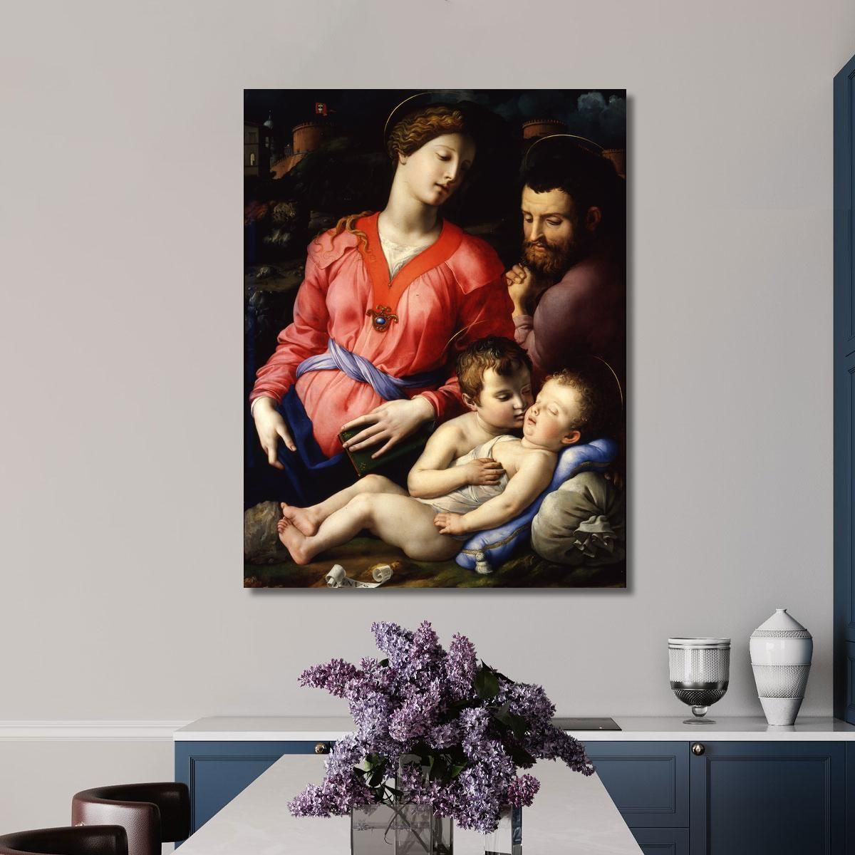 The Panciatichi Holy Family Agnolo Bronzino abz21 canvas print 