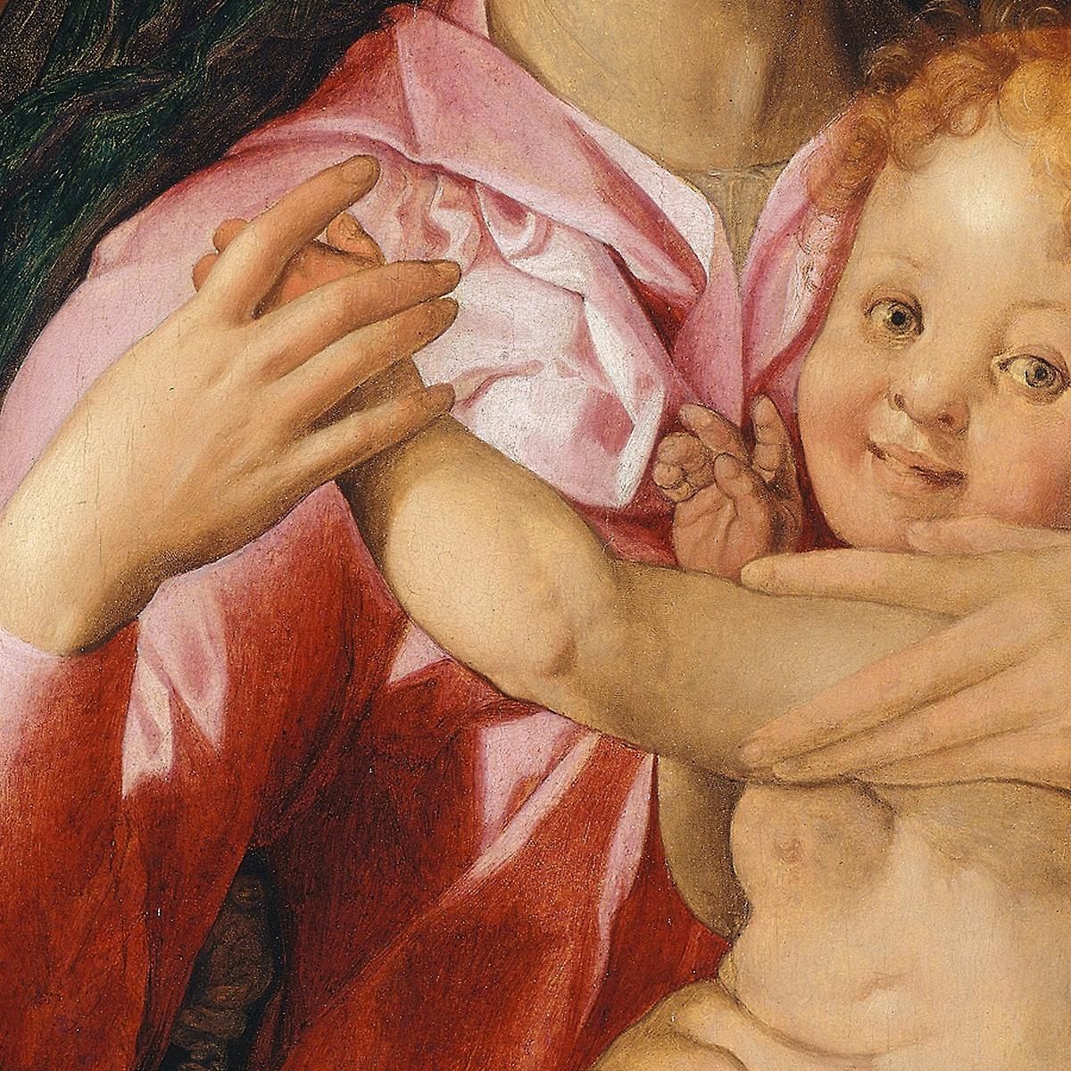 Virgin And Child With The Young Saint John The Baptist Agnolo Bronzino abz25 canvas print