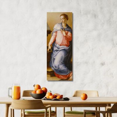 Virgin Of The Annunciation Agnolo Bronzino abz26 canvas print 