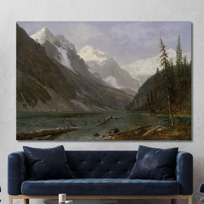 Canadian Rockies Lake Louise Albert Bierstadt abr13 canvas print 