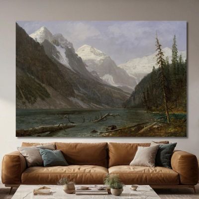 Canadian Rockies Lake Louise Albert Bierstadt abr13 canvas print 