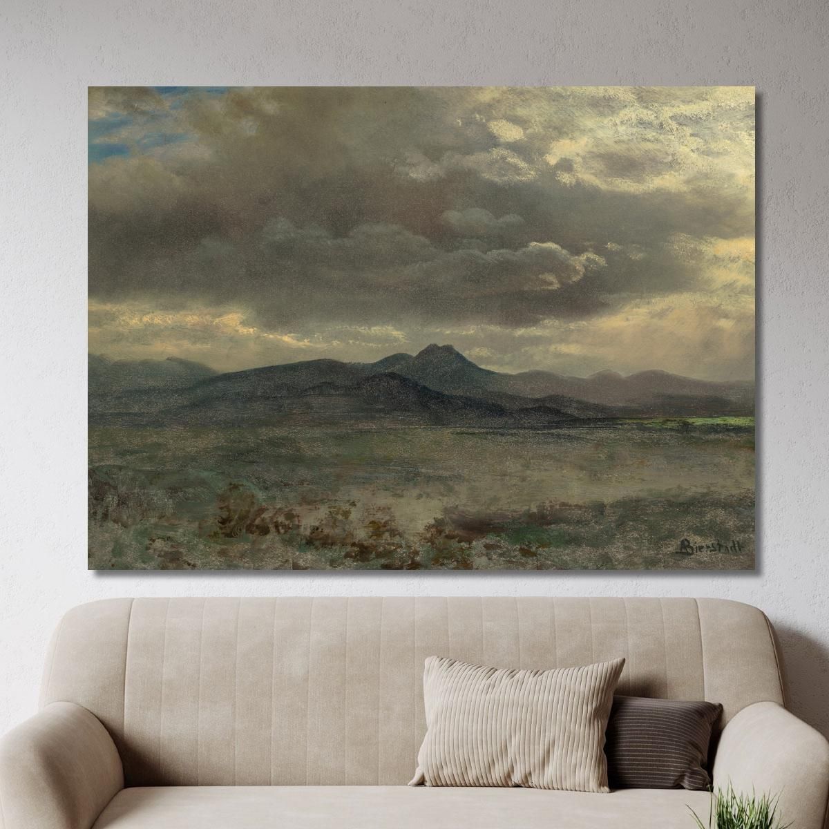 Cloud Study In San Francisco Albert Bierstadt abr15 canvas print 