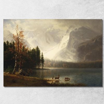 Estes Park Colorado Whyte S Lake Albert Bierstadt abr22 canvas print 