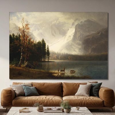 Estes Park Colorado Whyte S Lake Albert Bierstadt abr22 canvas print 