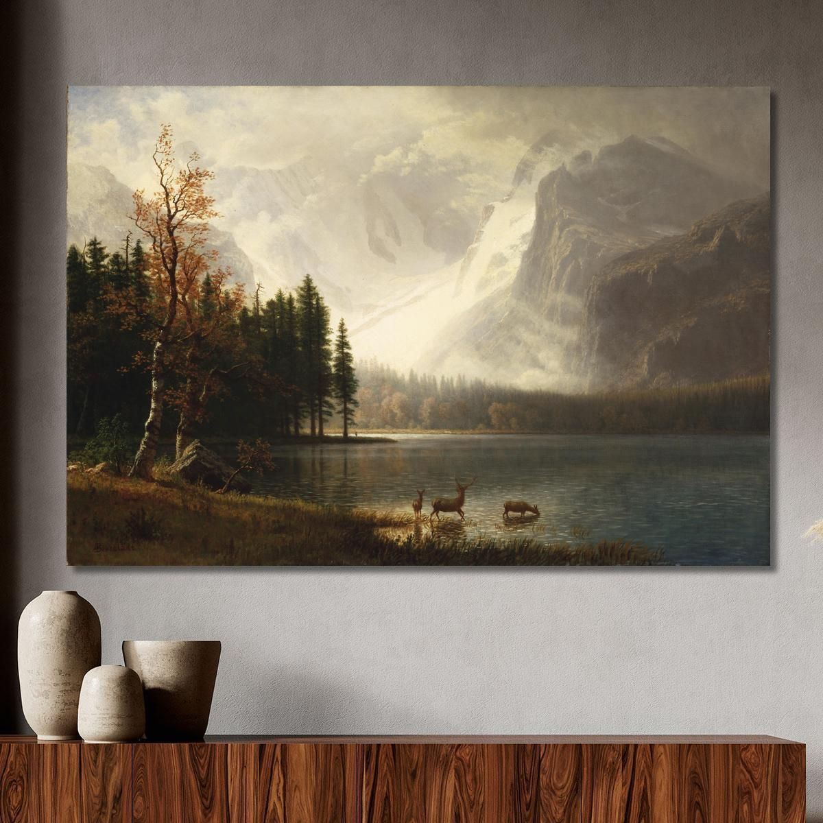 Estes Park Colorado Whyte S Lake Albert Bierstadt abr22 canvas print 