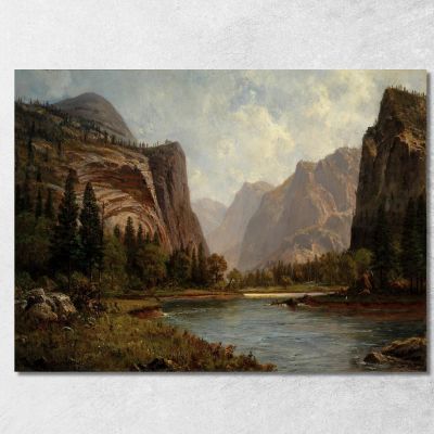 Gates Of The Yosemite Albert Bierstadt abr26 canvas print 