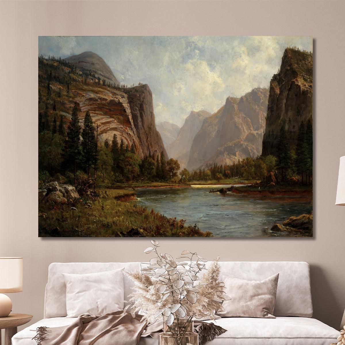 Gates Of The Yosemite Albert Bierstadt abr26 canvas print 