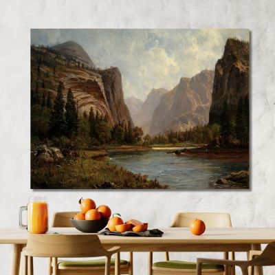 Gates Of The Yosemite Albert Bierstadt abr26 canvas print 