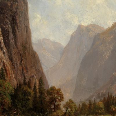 Gates Of The Yosemite Albert Bierstadt abr26 canvas print