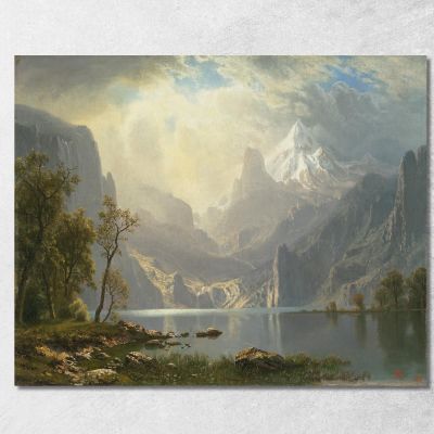 In The Sierras Albert Bierstadt abr33 canvas print 