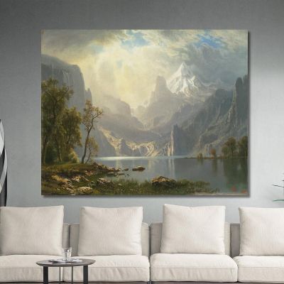 In The Sierras Albert Bierstadt abr33 canvas print 