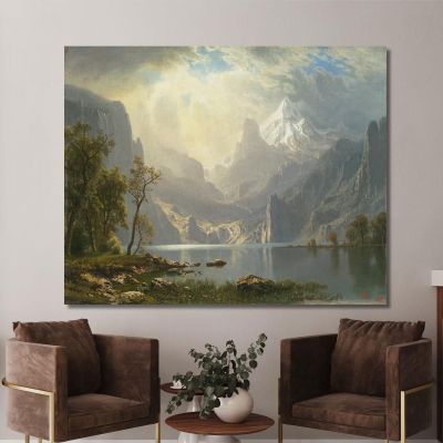 In The Sierras Albert Bierstadt abr33 canvas print 