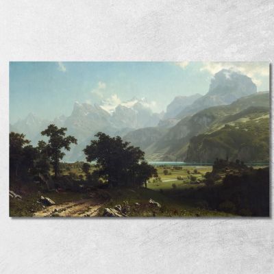 Lake Lucerne Albert Bierstadt abr43 canvas print 