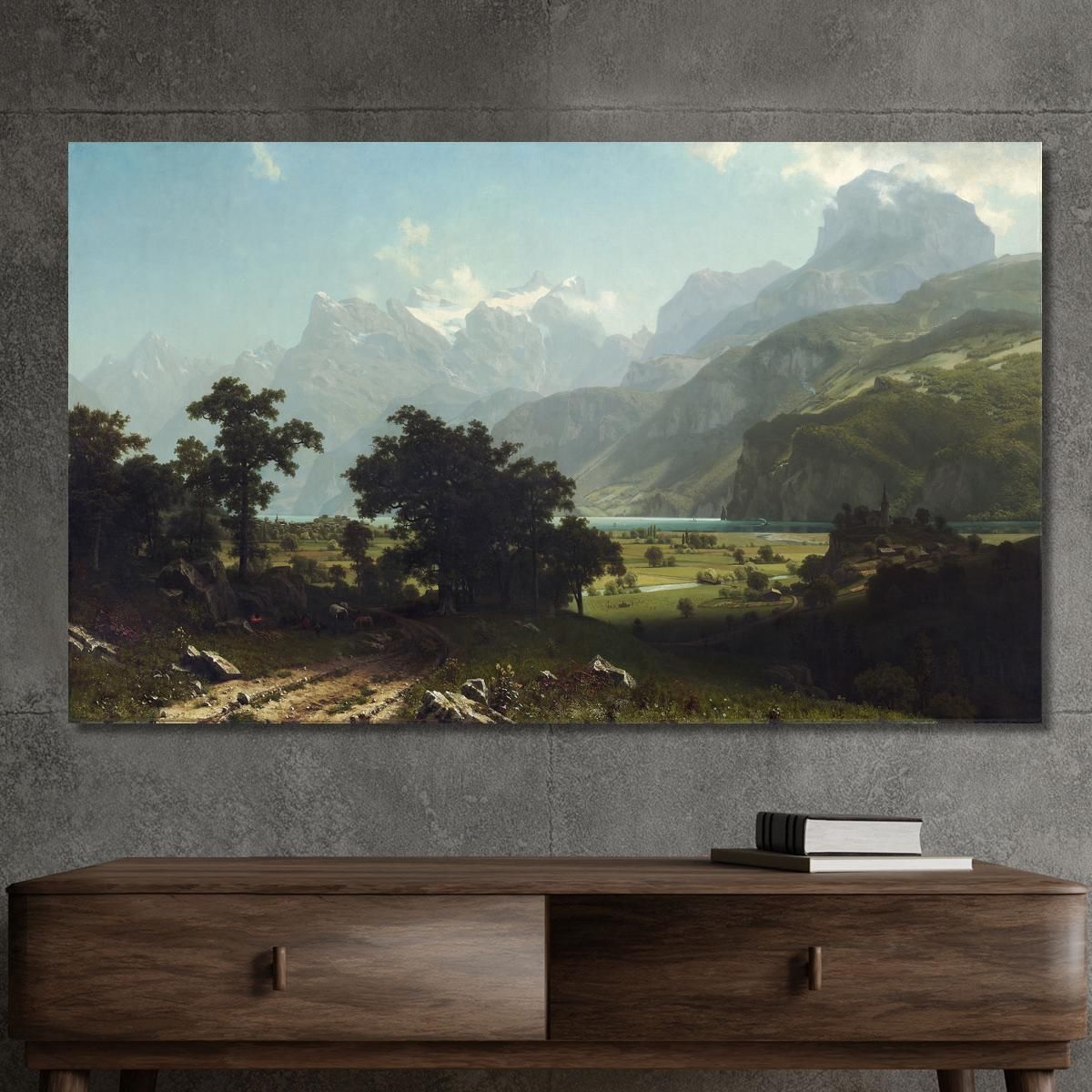 Lake Lucerne Albert Bierstadt abr43 canvas print 