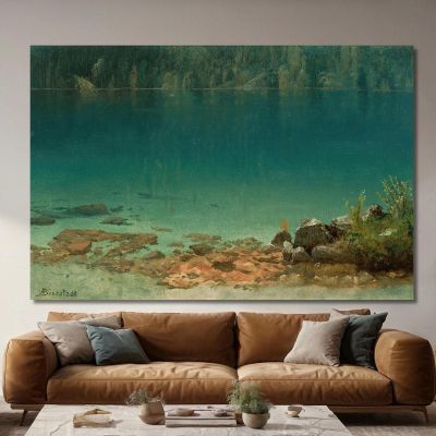 Lake Scene Albert Bierstadt abr44 canvas print 