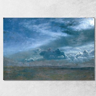 Landscape With Stormy Clouds Albert Bierstadt abr51 canvas print 